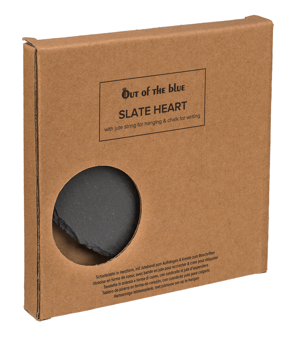 Heart shaped slate board,