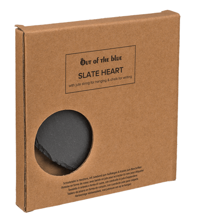 Heart shaped slate board,