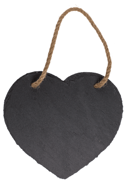 Heart shaped slate board,