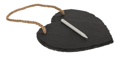 Heart shaped slate board,