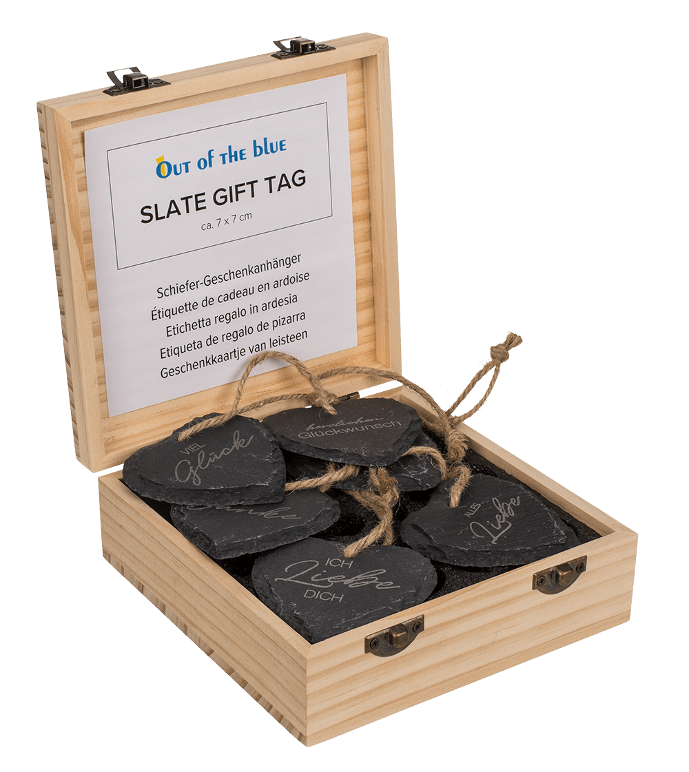 Slate gift tag,