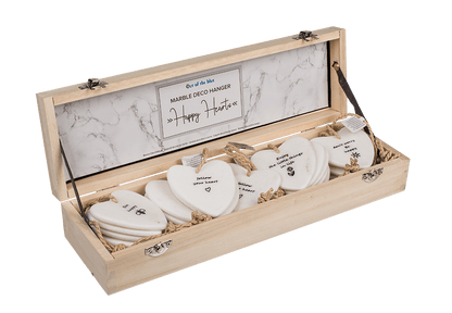 Marble hearts, Happy Hearts, for hanging,