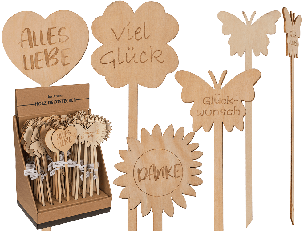 Wooden stick, Good wishes,