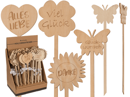 Wooden stick, Good wishes,