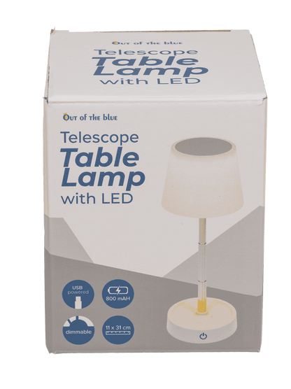 Telescope Table lamp with LED, dimmable,