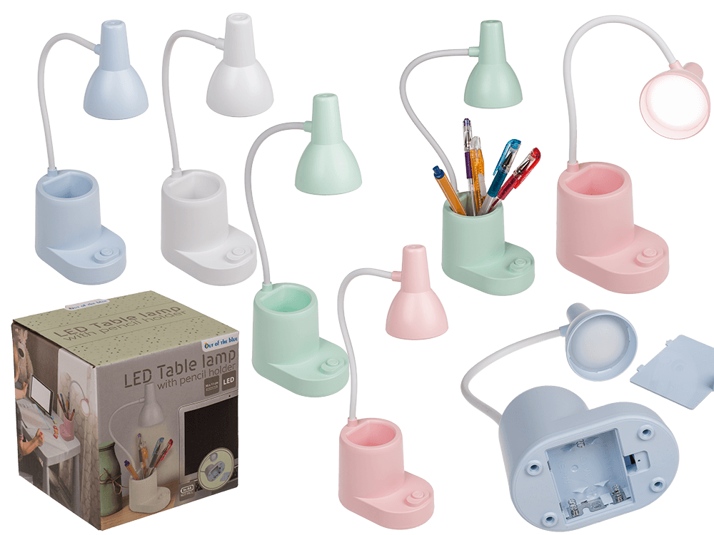 LED Table lamp with pencil pool, 36 x11 cm,