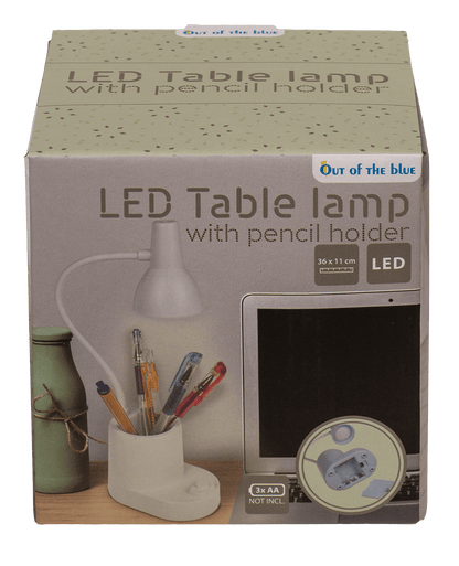 LED Table lamp with pencil pool, 36 x11 cm,