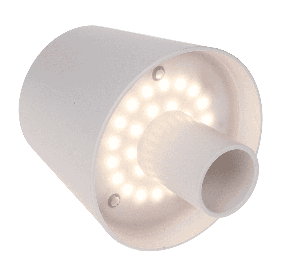 LED bottle lamp, white, 3 modes (on/off/dim.),