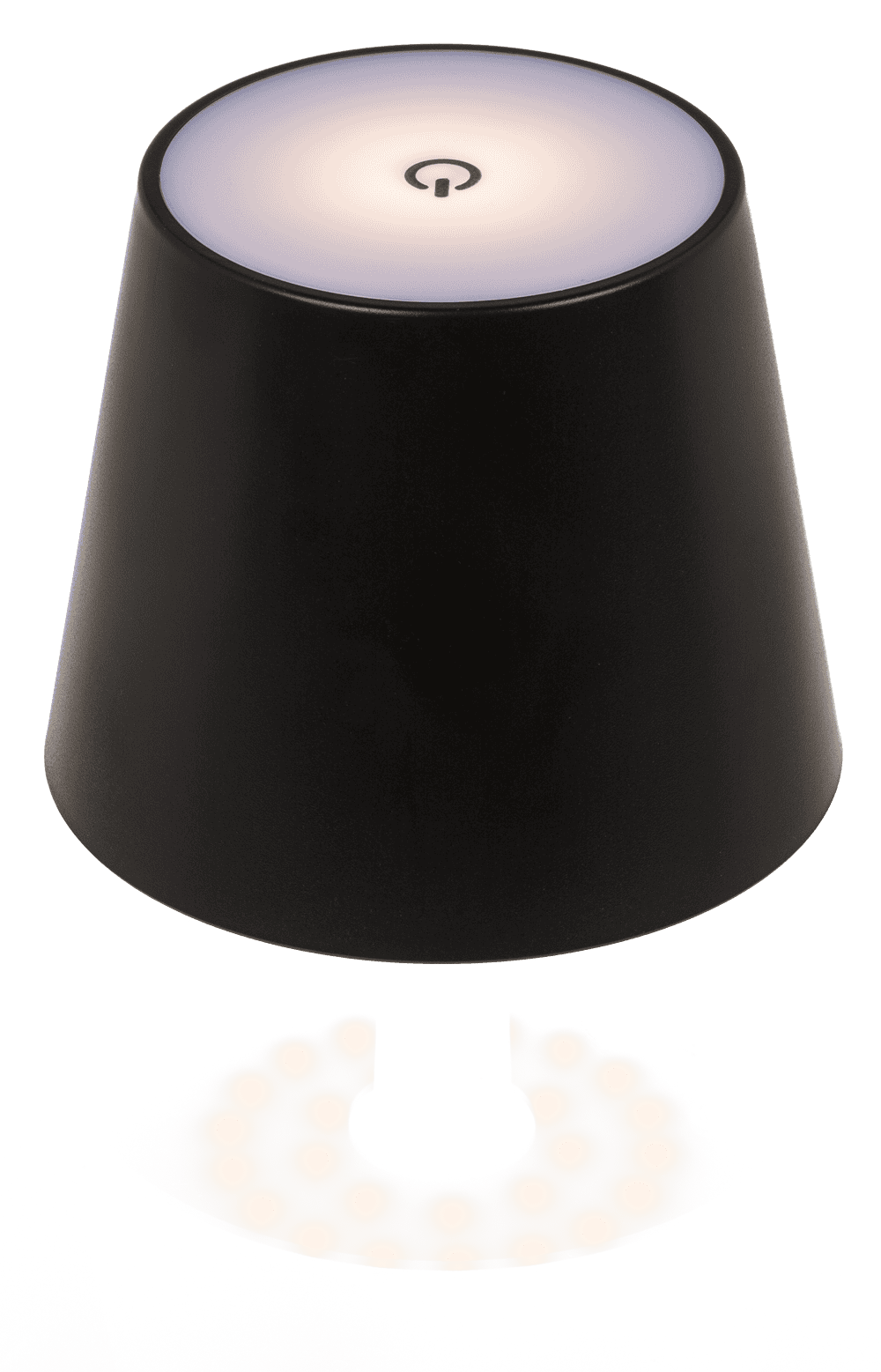 LED bottle lamp, black, 3 modes (on/off/dim.),