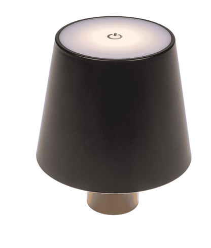 LED bottle lamp, black, 3 modes (on/off/dim.),