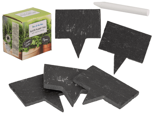 Rectangular slate tag for sticking,