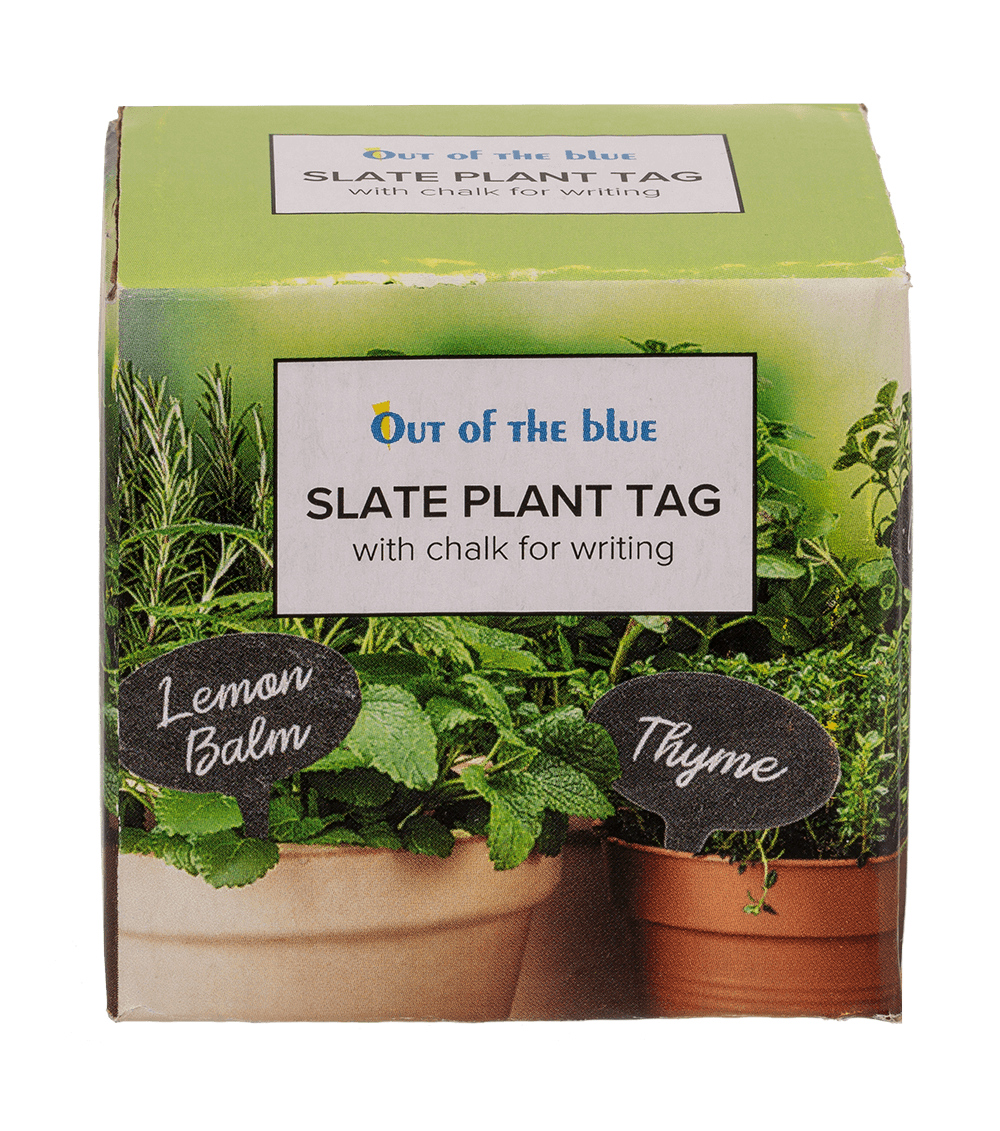 Oval plant tag for sticking,