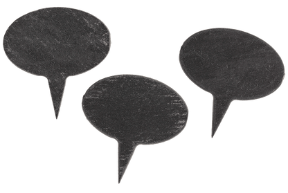 Oval plant tag for sticking,