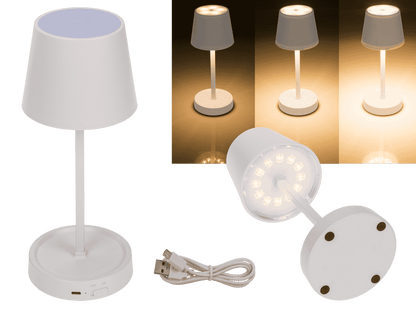 White Table lamp with LED,