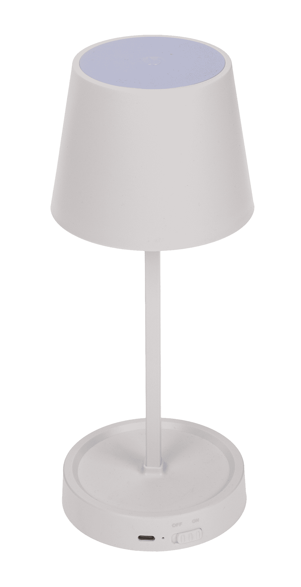 White Table lamp with LED,