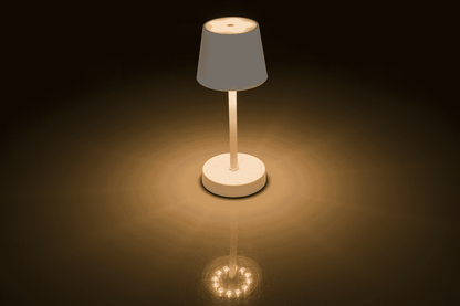 White Table lamp with LED,