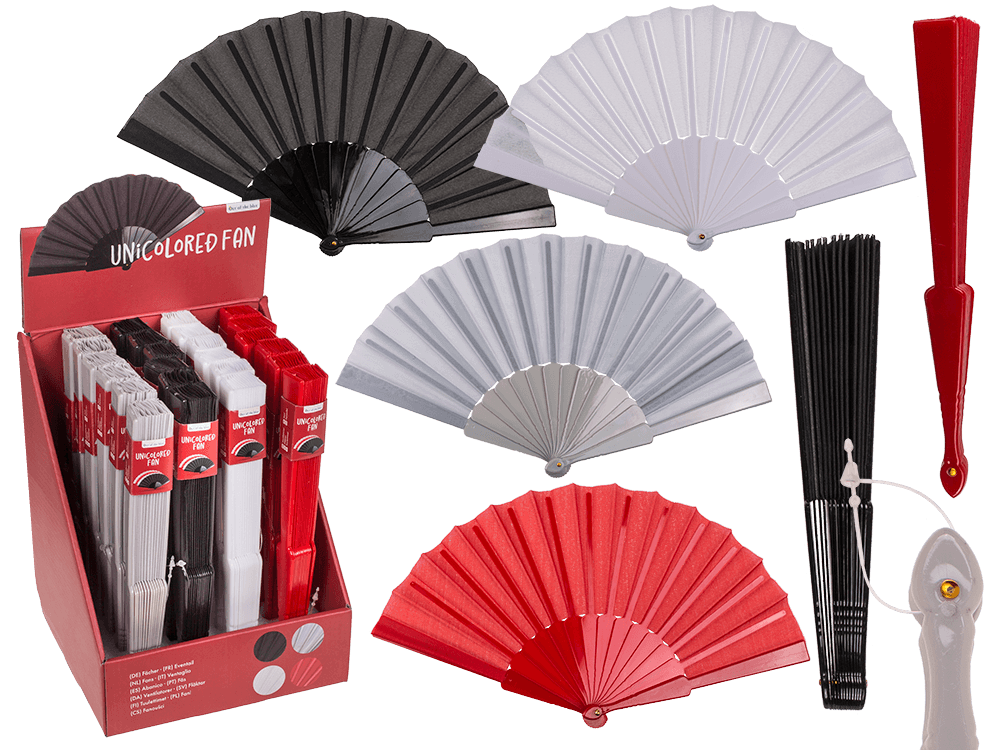Plastic fan, uni,