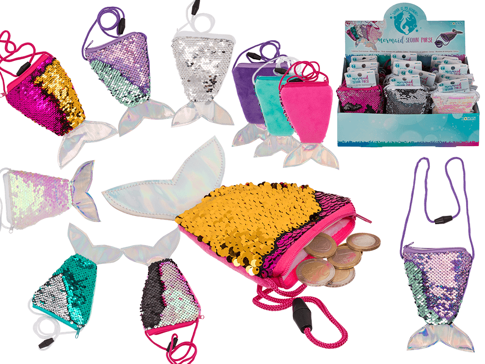 Sequin Purse, Mermaid,