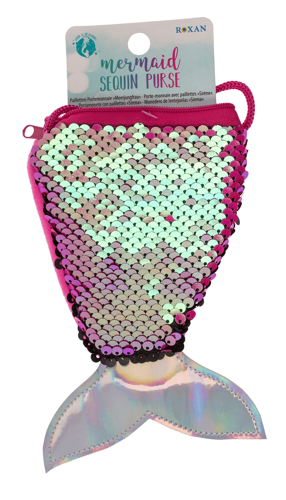 Sequin Purse, Mermaid,