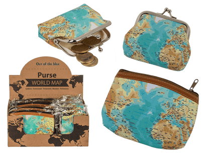 Purse, Worldmap,