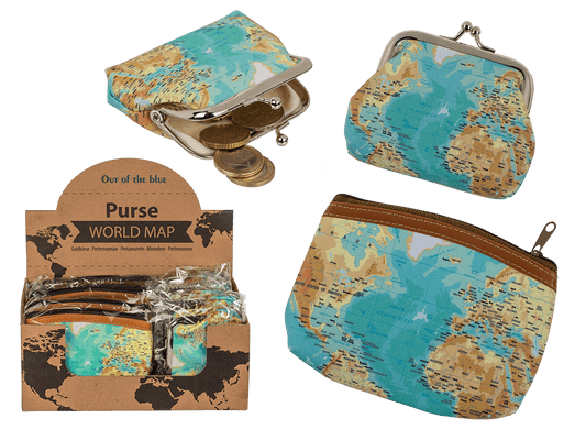 Purse, Worldmap,