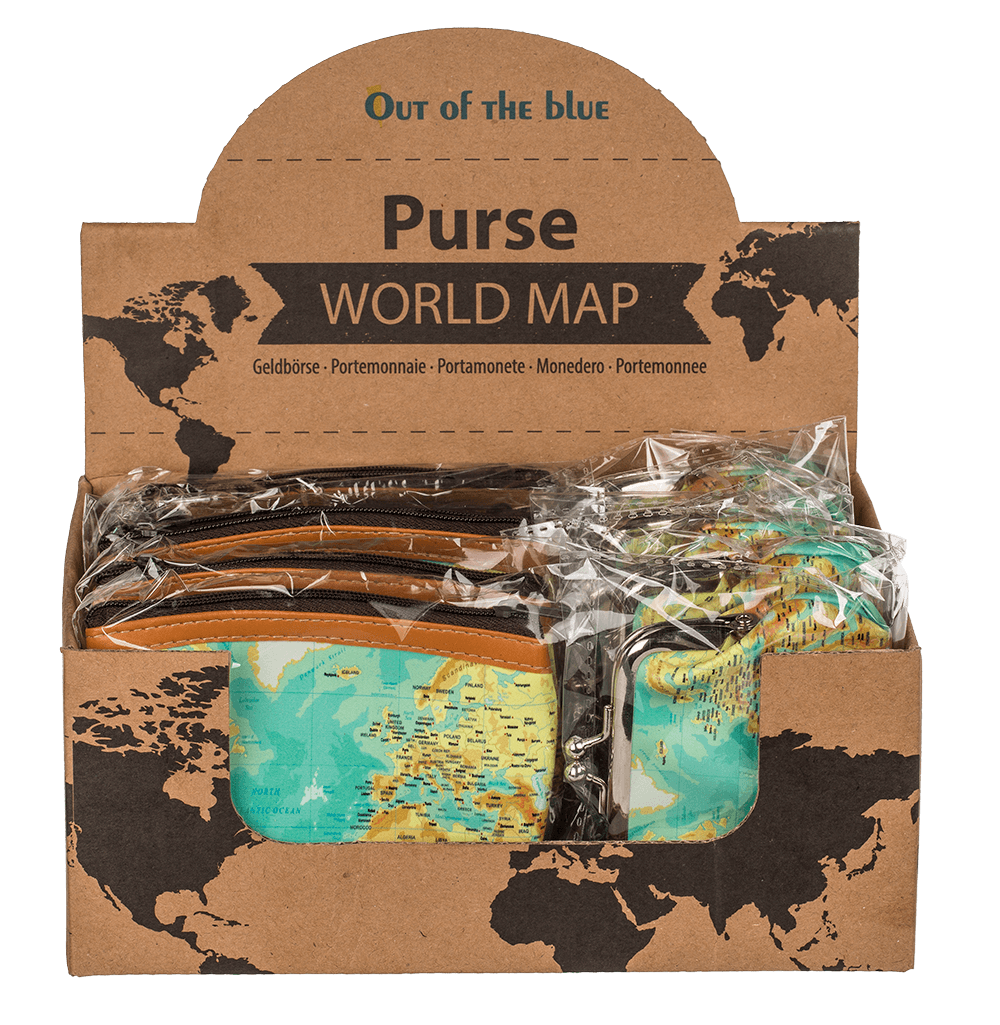 Purse, Worldmap,