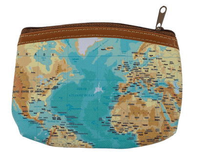 Purse, Worldmap,