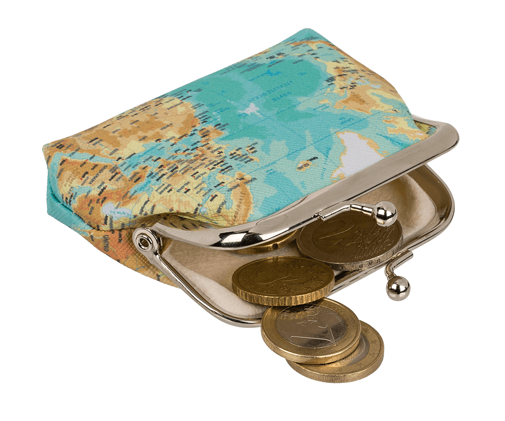 Purse, Worldmap,