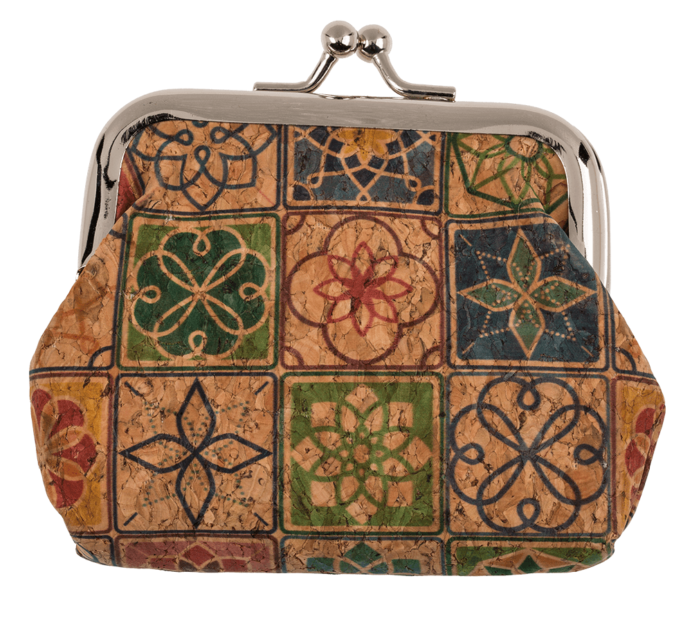 Cork purse, Mandala,