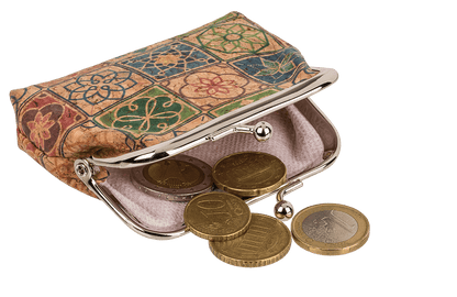 Cork purse, Mandala,