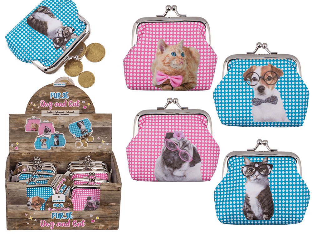 PVC Purse, dog & cat,