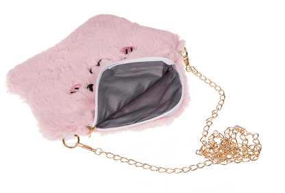 Plush star bag, ca. 24 x 23 cm,