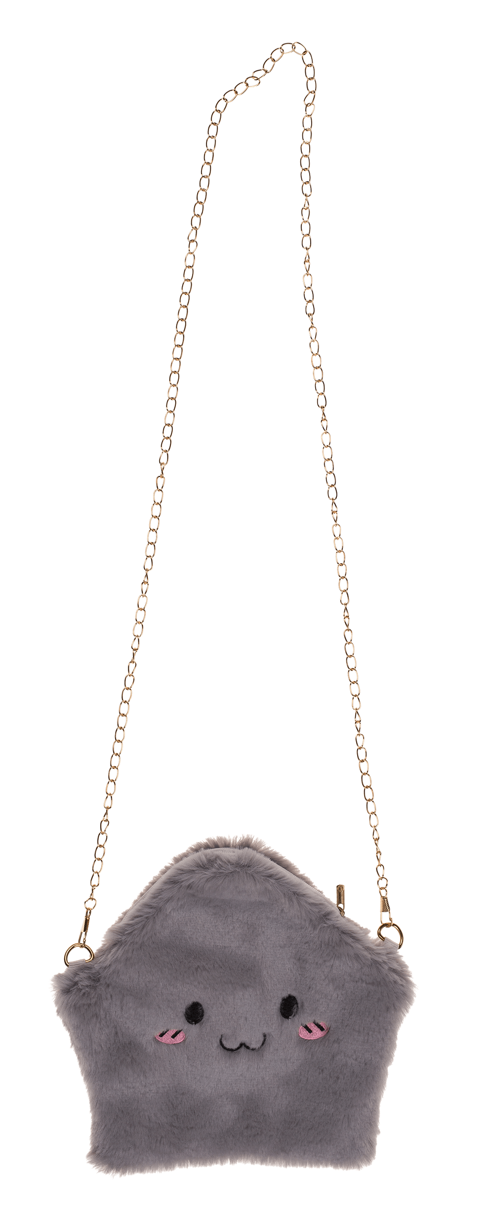 Plush star bag, ca. 24 x 23 cm,