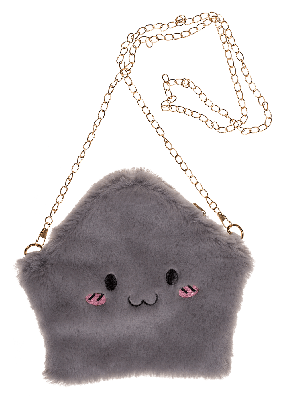 Plush star bag, ca. 24 x 23 cm,