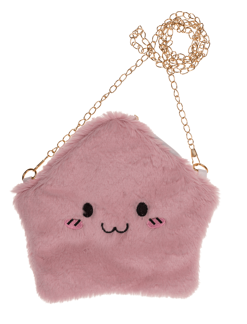 Plush star bag, ca. 24 x 23 cm,