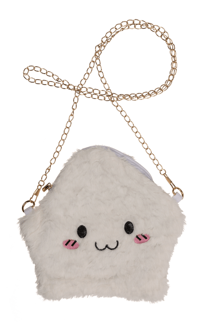 Plush star bag, ca. 24 x 23 cm,