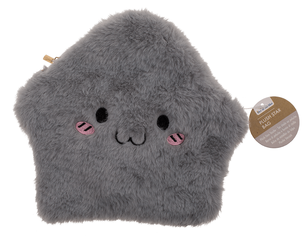Plush star bag, ca. 24 x 23 cm,