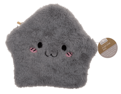 Plush star bag, ca. 24 x 23 cm,