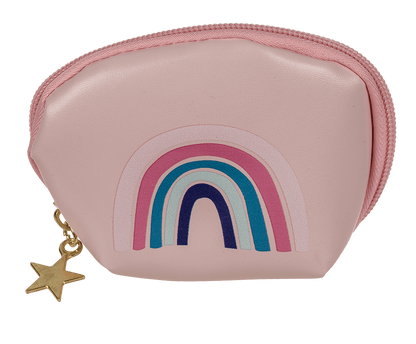 Purse, rainbow, ca. 12 x 8 x 4 cm,
