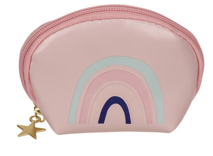 Purse, rainbow, ca. 12 x 8 x 4 cm,