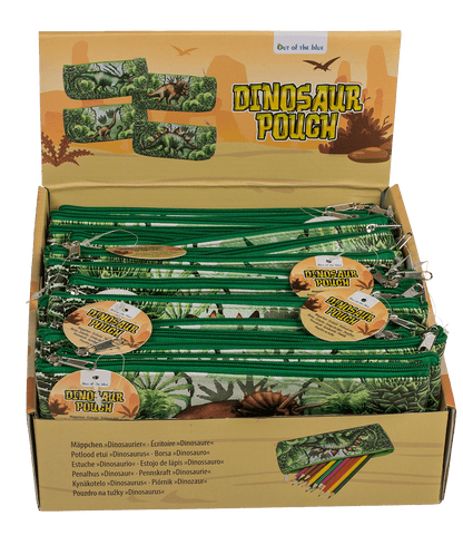 Plastic pouch with zipper, Dinosaur,