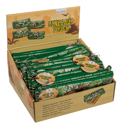 Plastic pouch with zipper, Dinosaur,