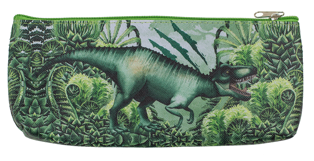 Plastic pouch with zipper, Dinosaur,