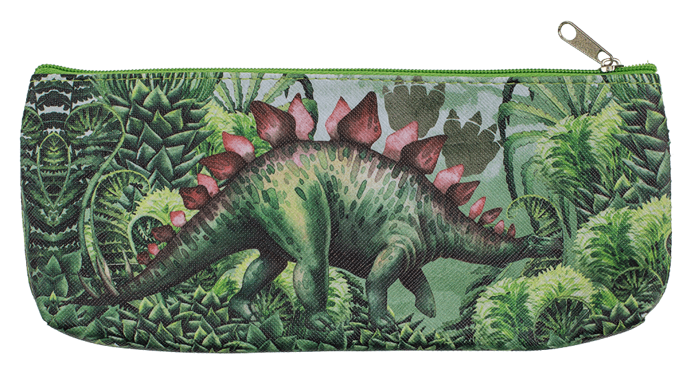 Plastic pouch with zipper, Dinosaur,