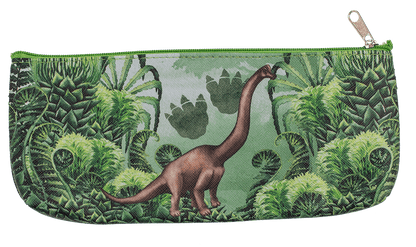 Plastic pouch with zipper, Dinosaur,