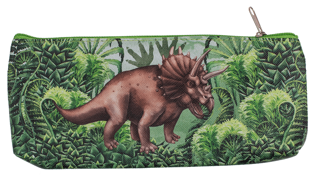 Plastic pouch with zipper, Dinosaur,