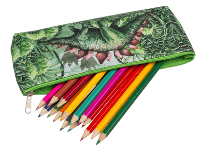 Plastic pouch with zipper, Dinosaur,