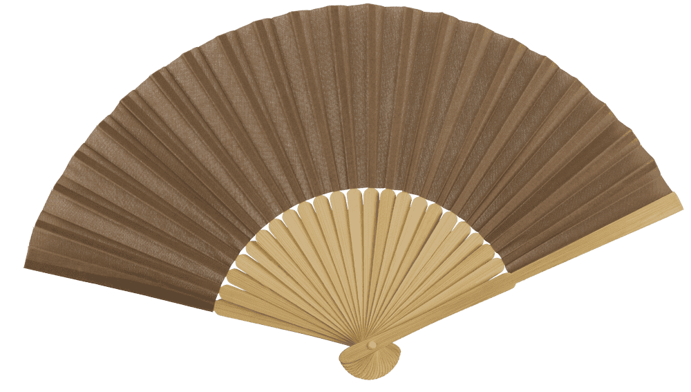 Fan, Natural, 21 cm, bamboo,
