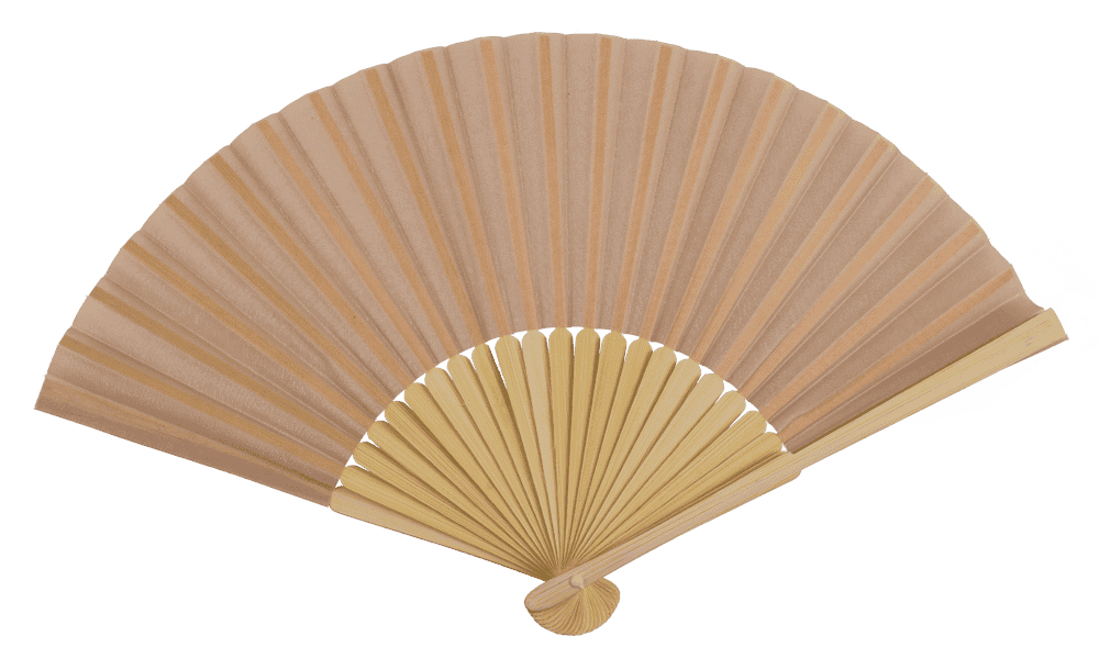 Fan, Natural, 21 cm, bamboo,