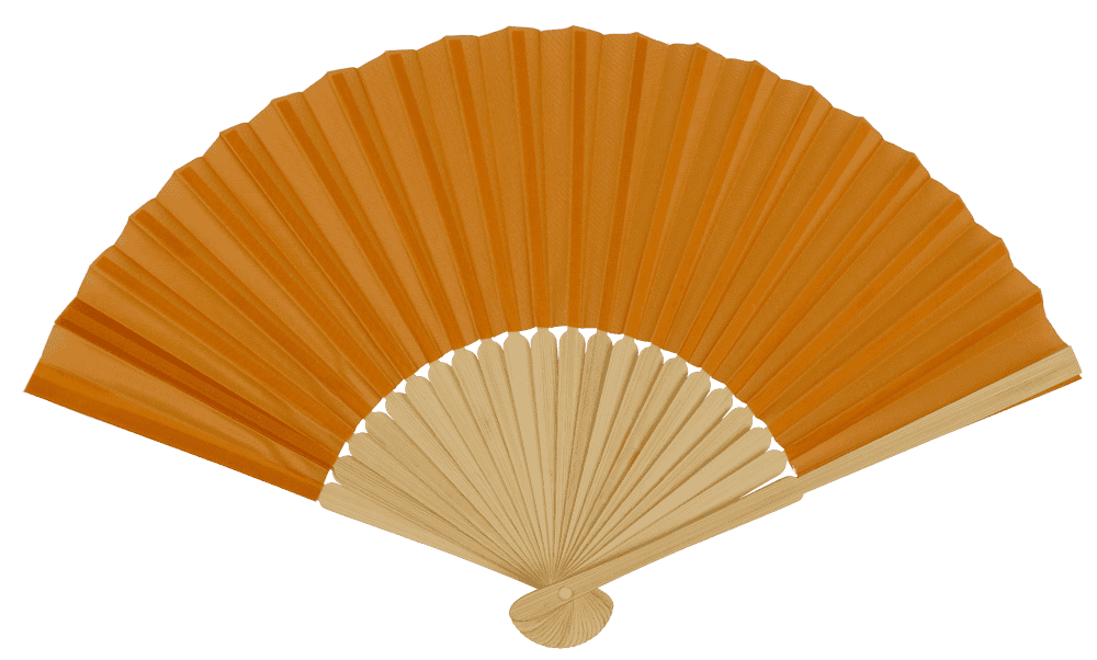 Fan, Summer mix, 21 cm, bamboo,